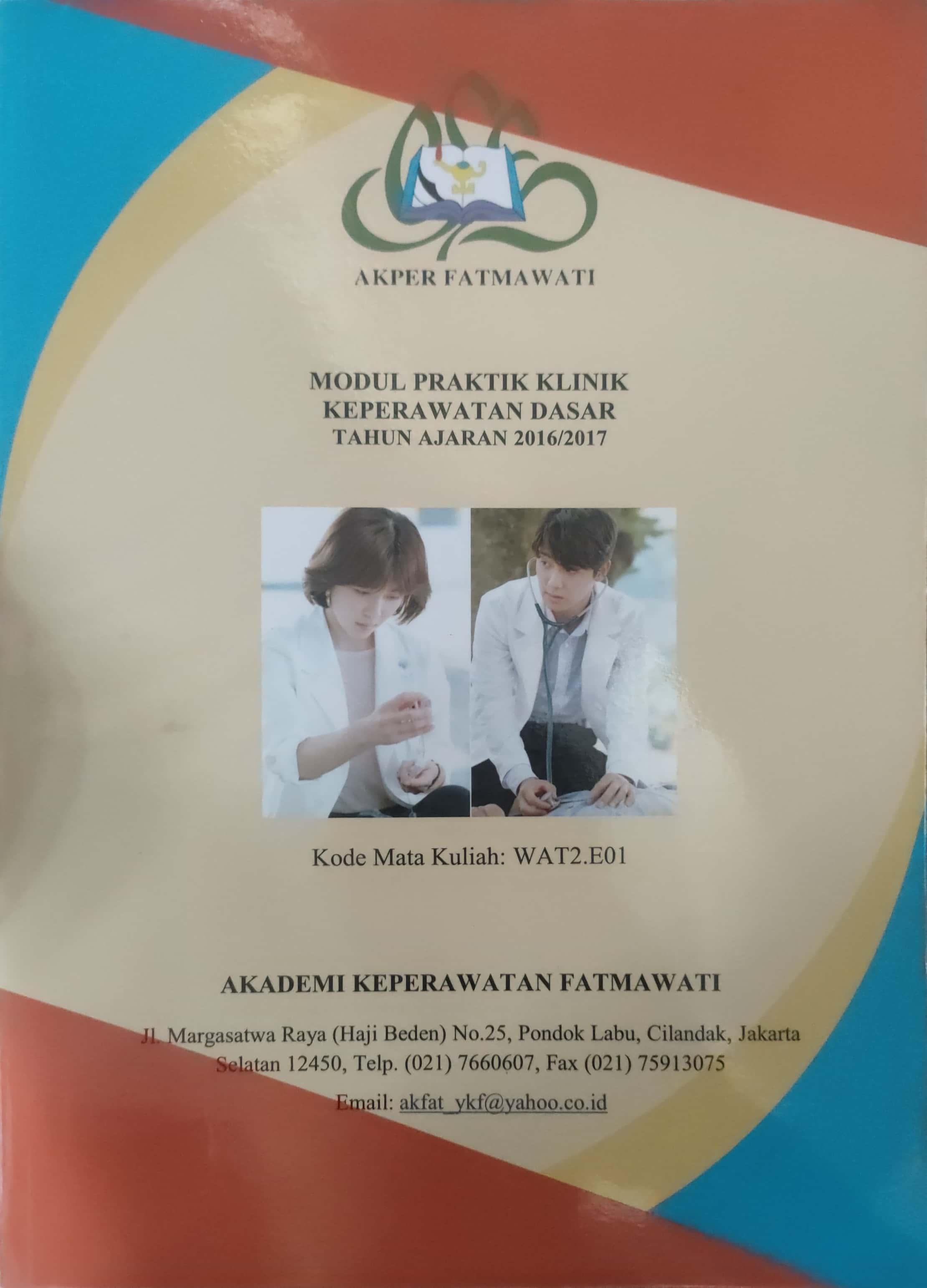 Modul Praktikum Klinik Keperawatan Dasar tahun 2016/2017
