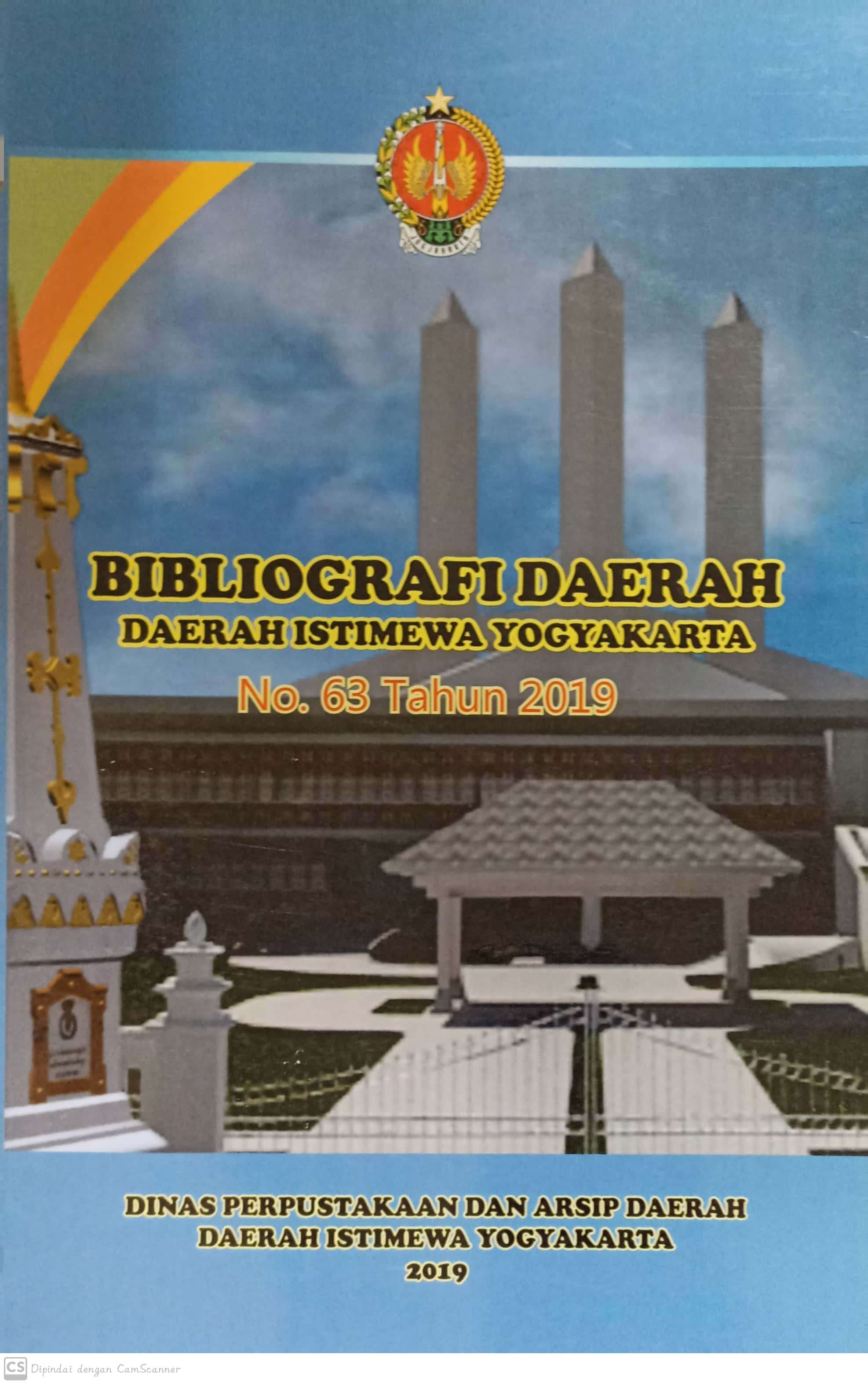 Bibliografi daerah : daerah istimewa yogyakarta no.63 tahun 2019