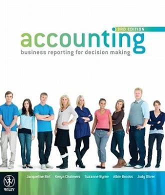 Accounting : business reporting for decision making