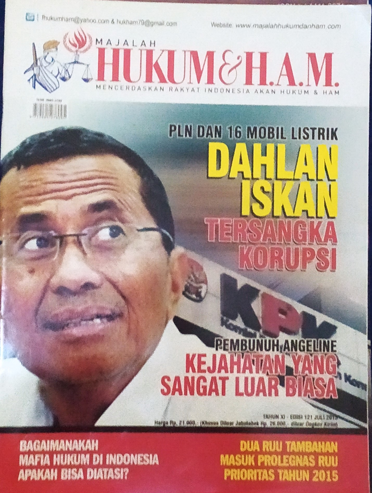 PLN dan 16 Mobil Listrik Dahlan Iskan Tersangka Korupsi