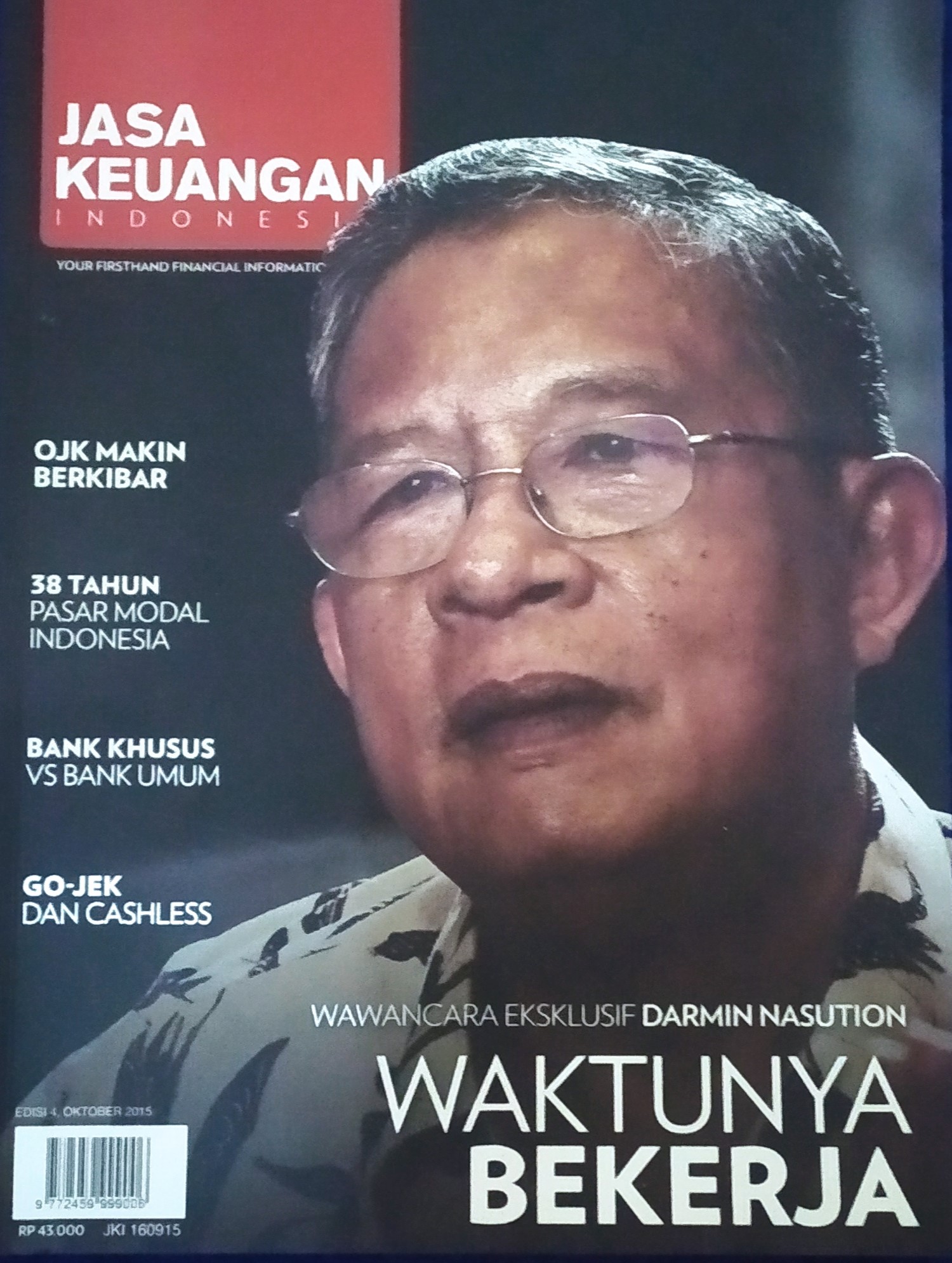 Wawancara ekslusif Darmin Nasution waktunya bekerja