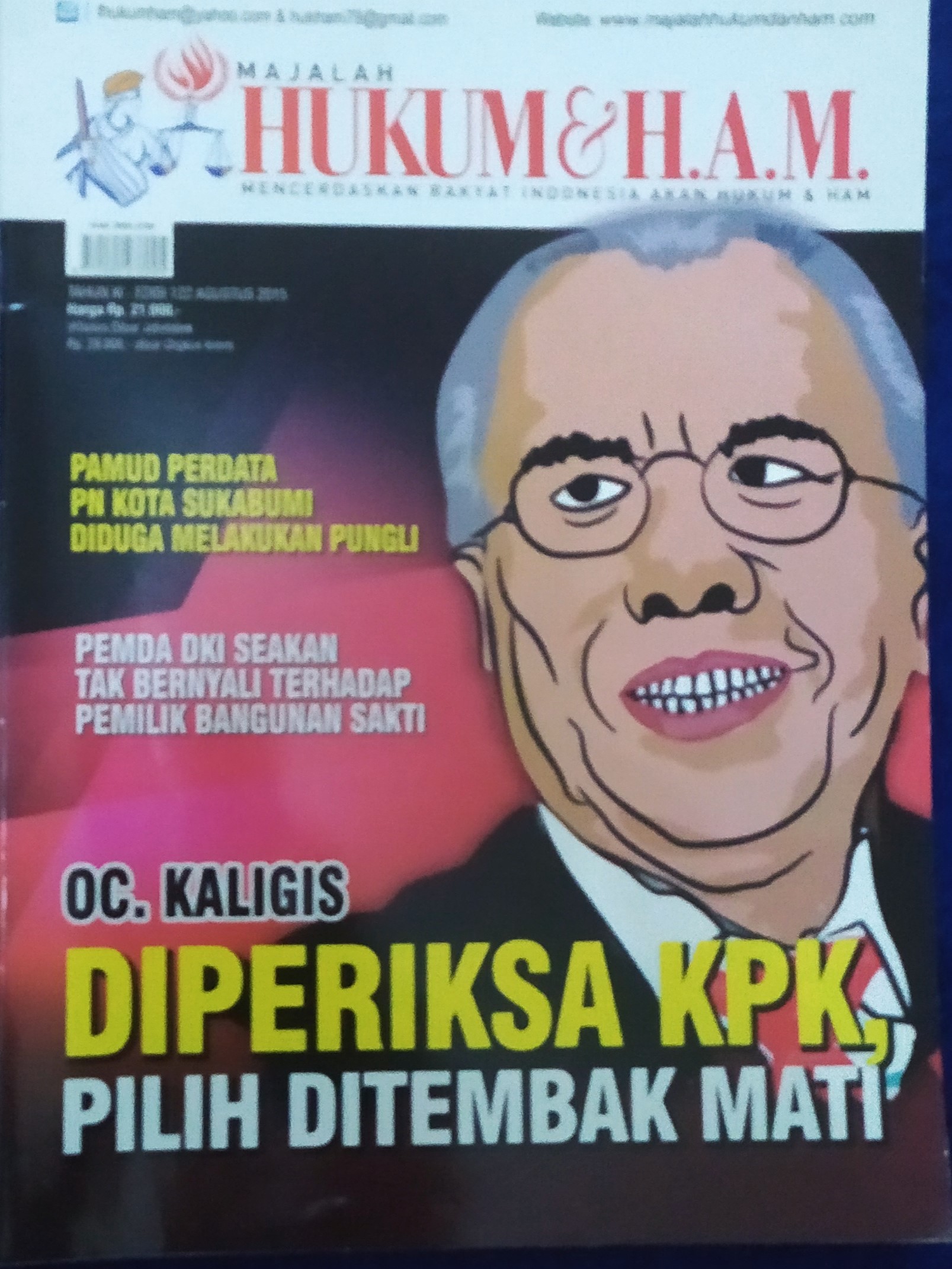 OC. Kaligis diperiksa KPK, pilih ditembak mati