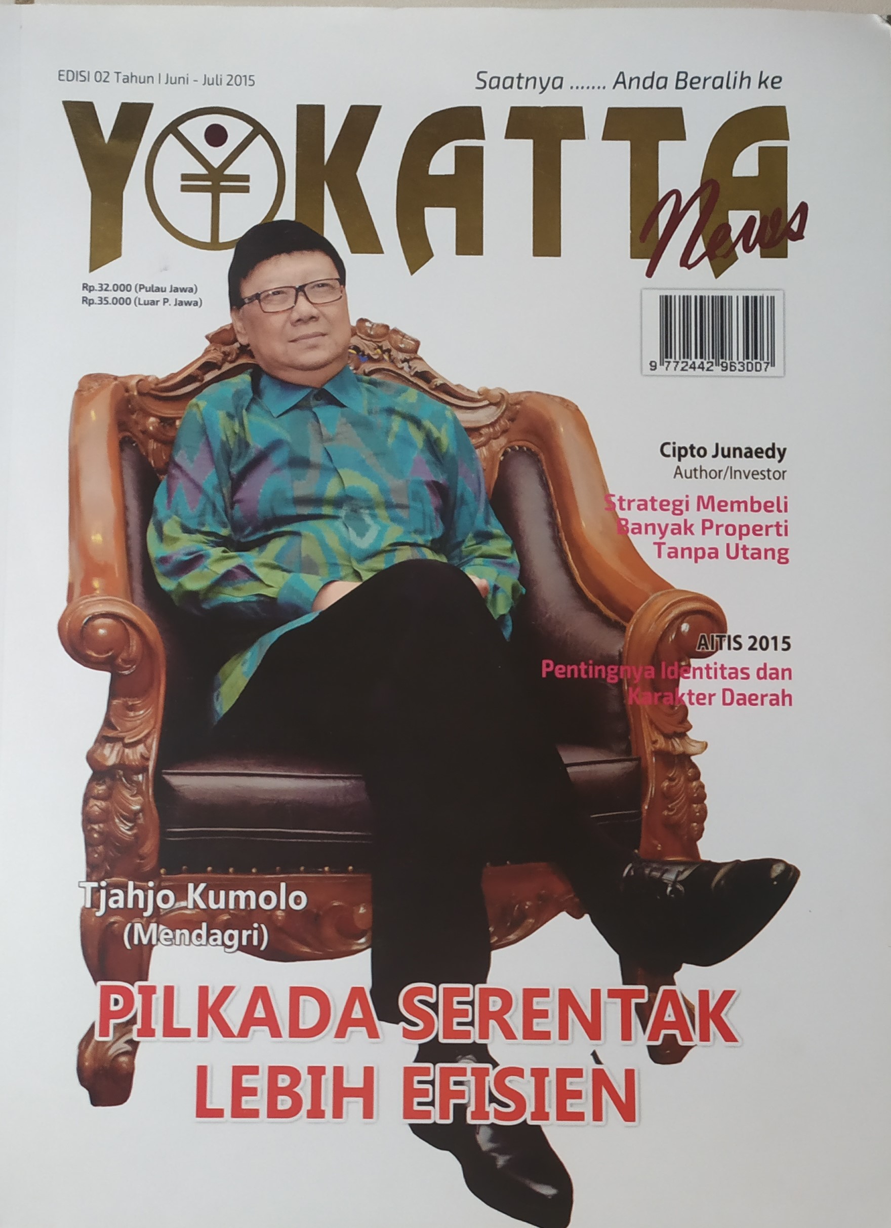 Mendagri Tjahjo Kumolo : Pilkada serentak lebih efesien