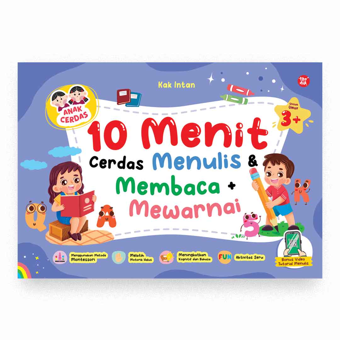 10 menit cerdas menulis & membaca + mewarnai