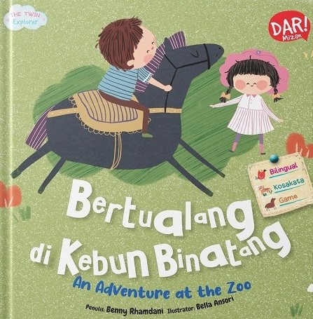 Bertualang di kebun binatang = an adventure at the zoo / Benny Rhamdani;Ilustrator,Bella Ansori