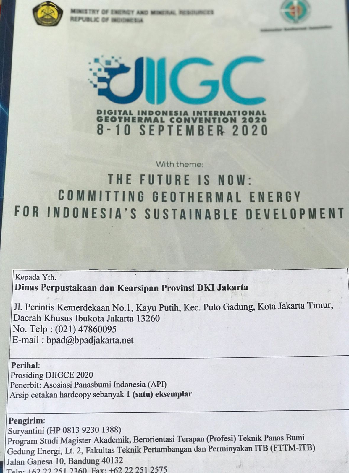 The future is now : committing geothermal energy for Indonesia's sustainable development