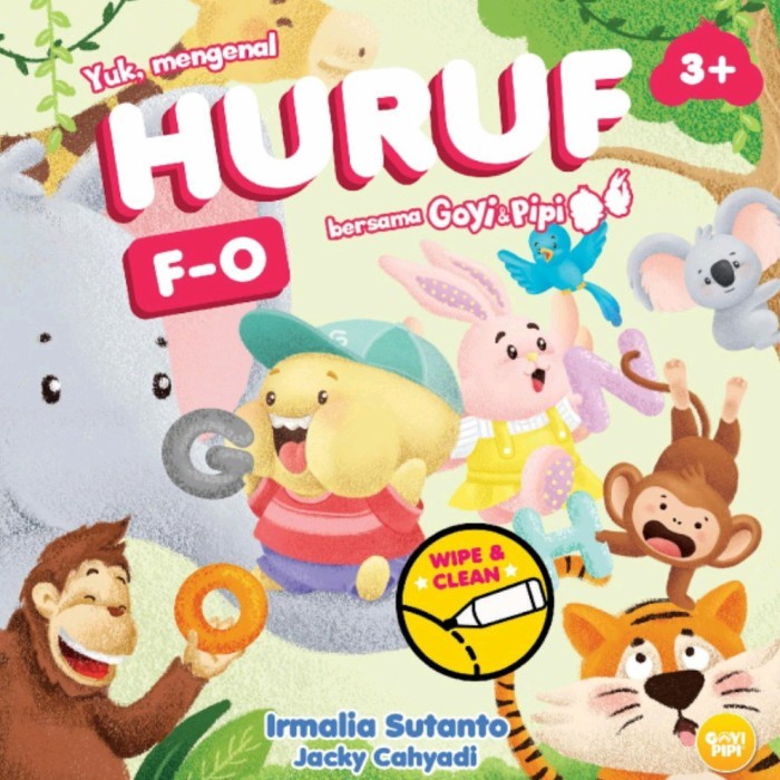Yuk, mengenal huruf bersama goyi & pipi F-O