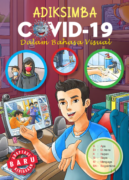 Adiksimba Covid-19 dalam bahasa visual / Hayuningtyas Pramesti Dewi, Arendra Kaloka Iswara, Nindita Lstyana Putri