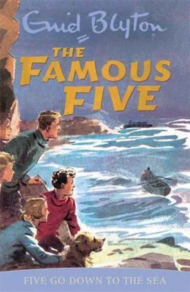 The famous five: Five go down to the sea / Enid Blyton; Ilustrasi, Eileen A. Soper