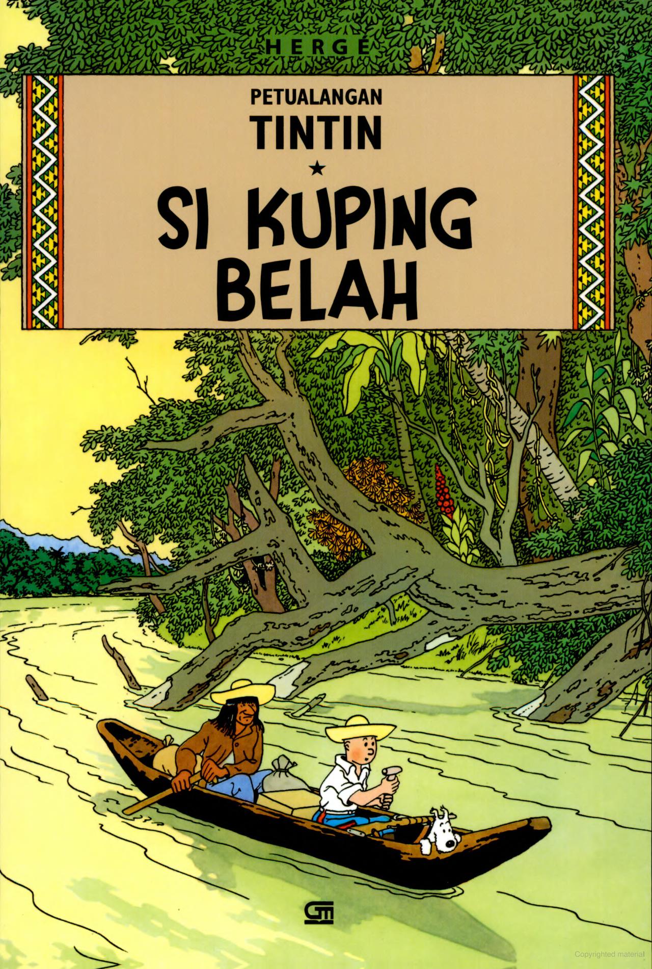 Petualangan Tintin : Si Kuping Belah