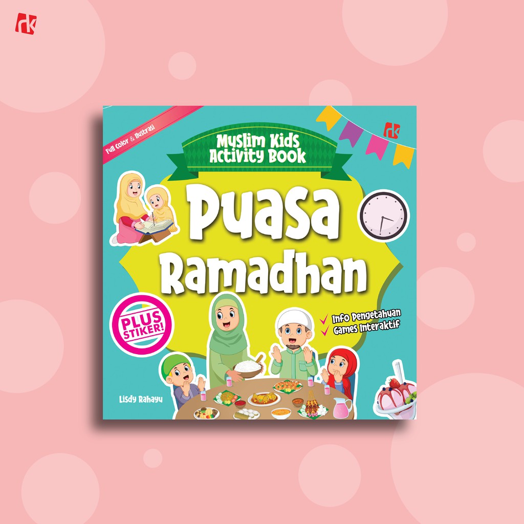 Muslim kids activity book, Puasa ramadhan