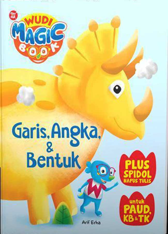 Wudi Magic Book : Garis, Angka, & Bentuk