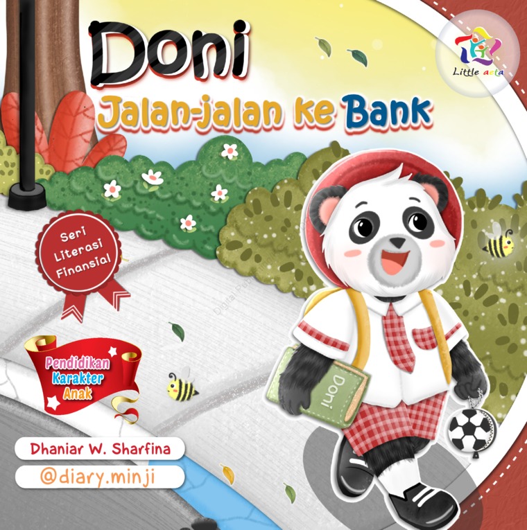 Doni jalan-jalan ke bank