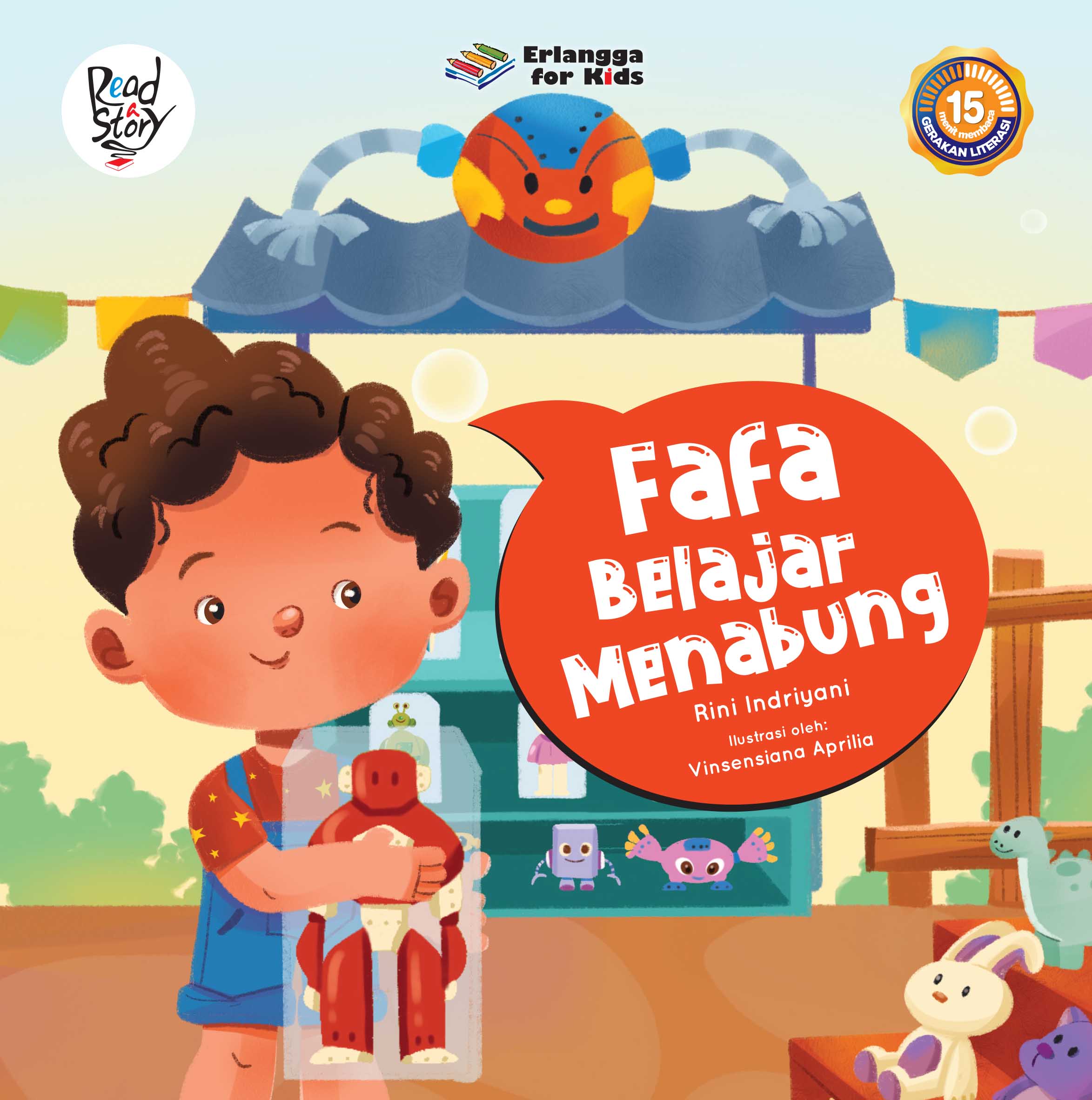 Fafa belajar menabung / Rini Indriyani ; editor, Putri Fitrisia, Windrati Hapsari
