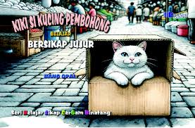 Kiki si Kucing Pembohong Belajar Bersikp Jujur