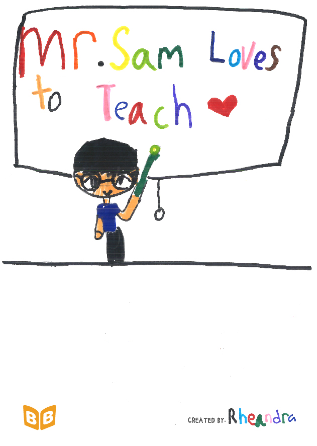 Mr. Sam loves to teach