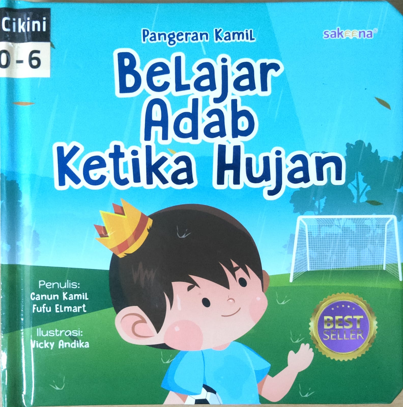 Pangeran Kamil belajar adab ketika hujan
