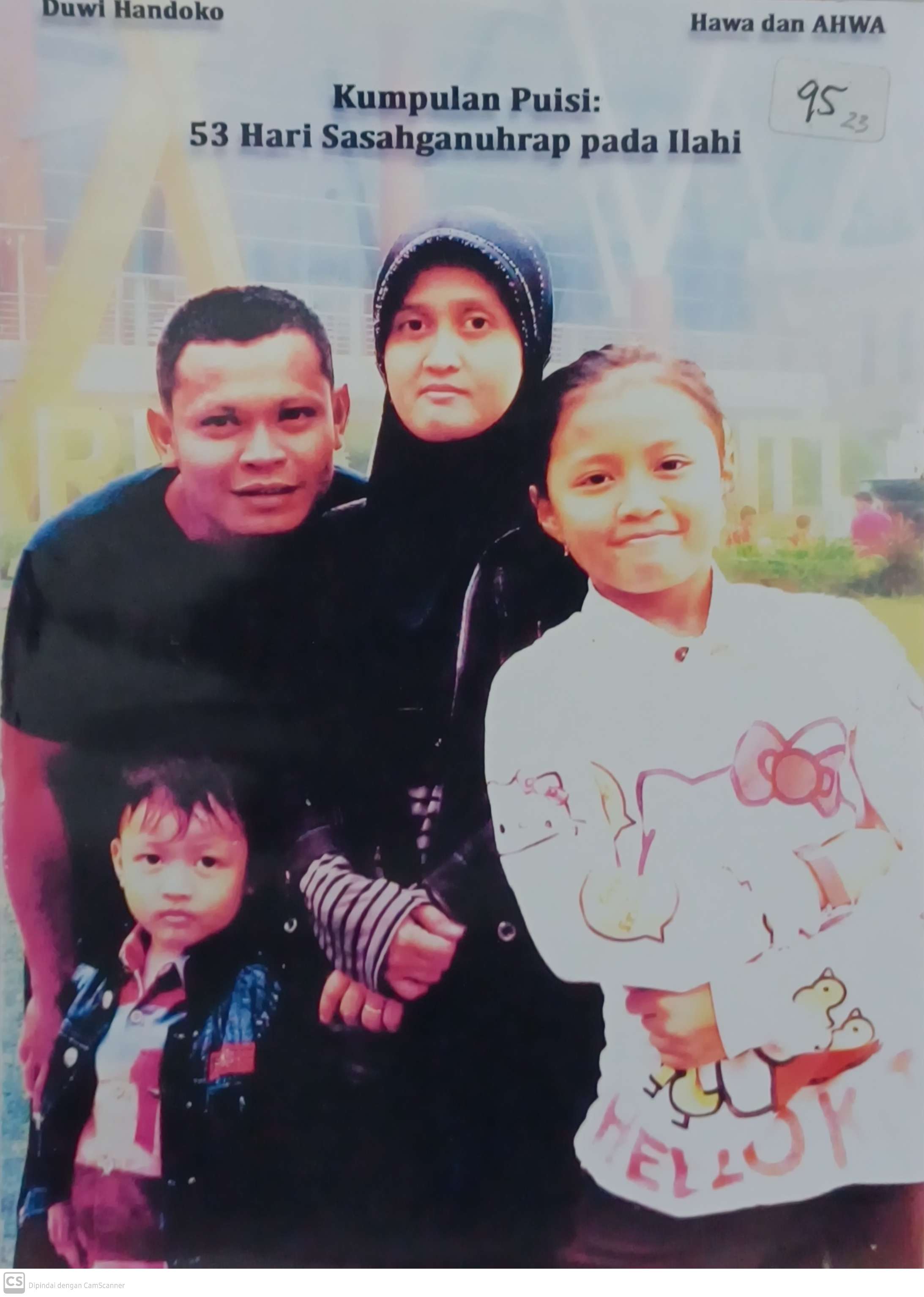 Kumpulan puisi : 53 hari sasahganuhrap pada ilahi