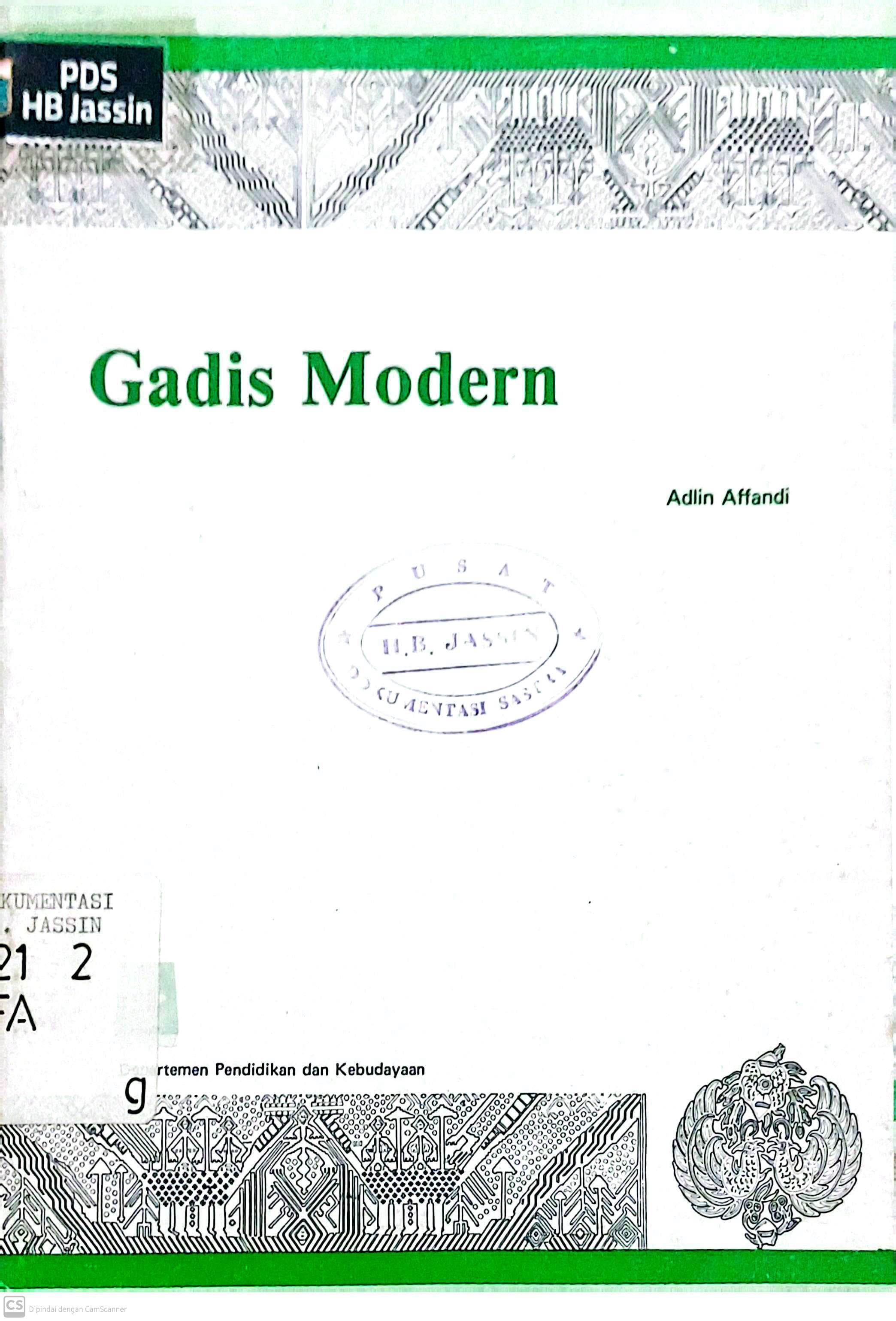 Gadis Modern : Sandiwara Gembira Tiga Bebek