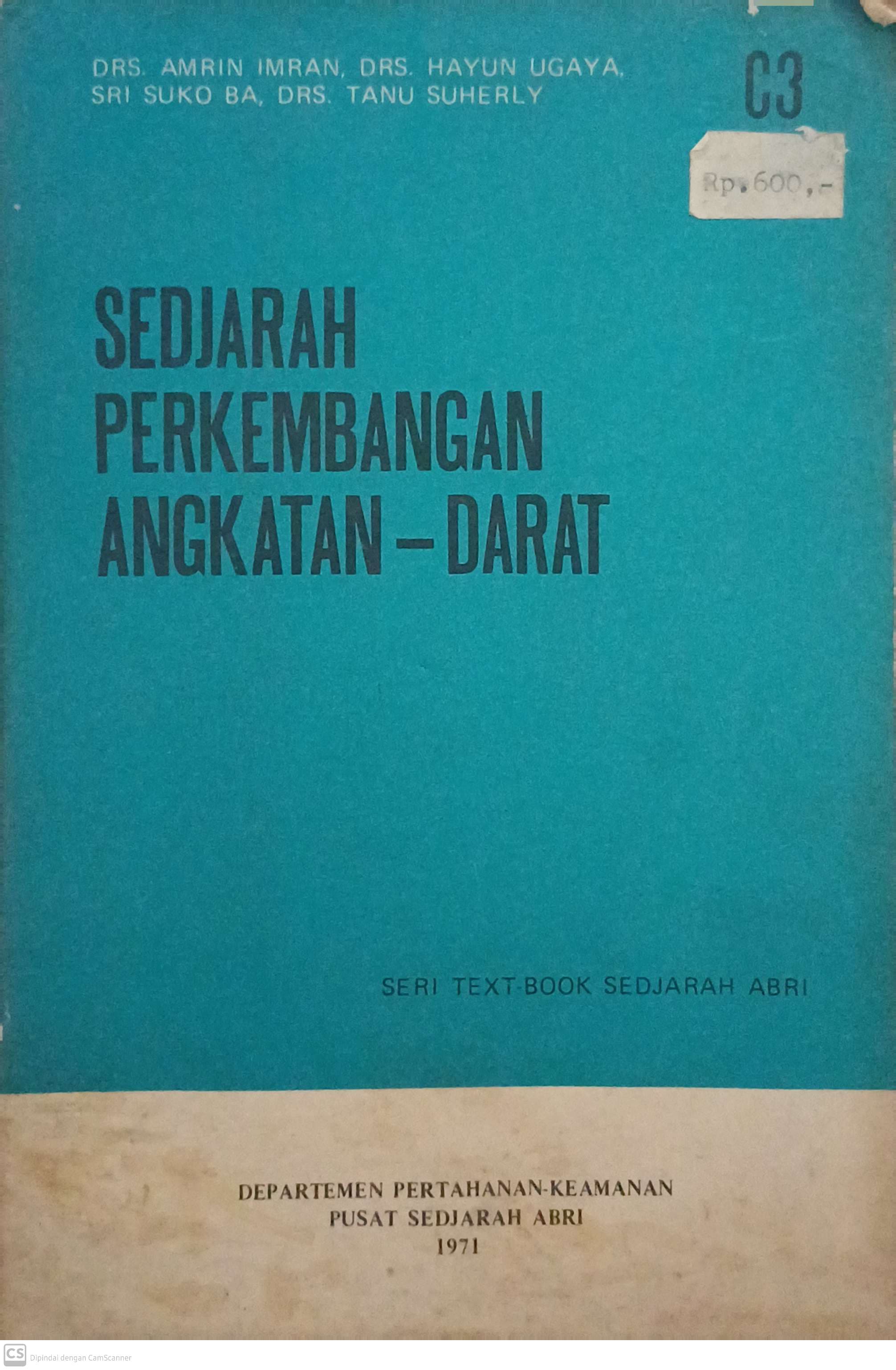 Sedjarah Perkembangan Angkatan-Darat