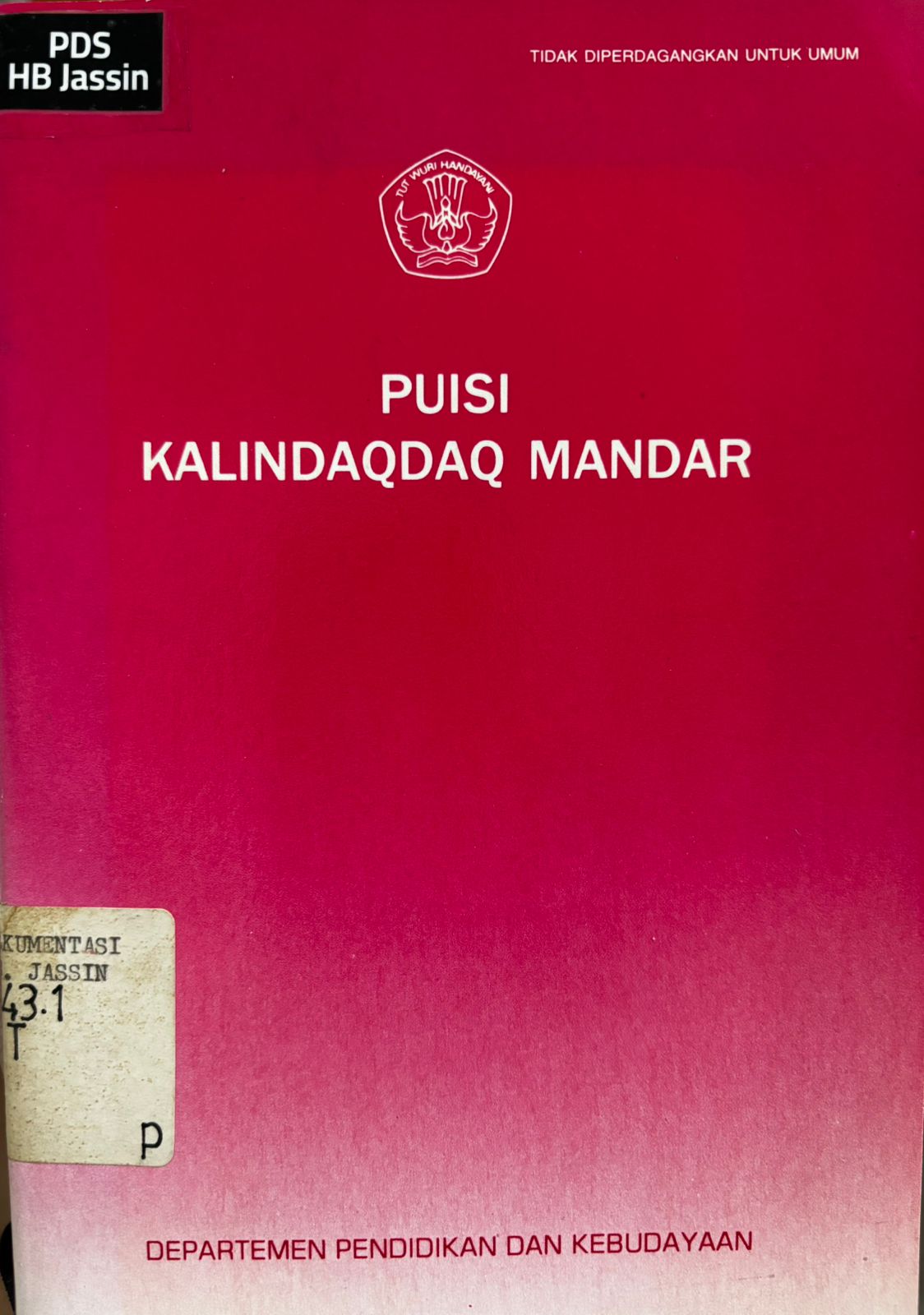 Puisi Kalindaqdaq Mandar