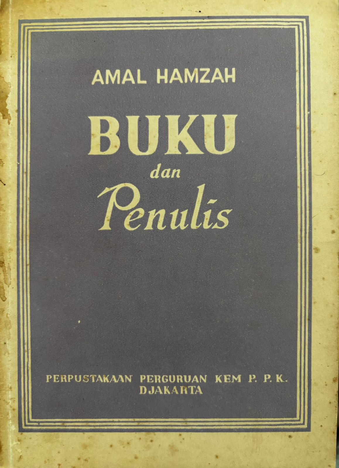 Buku dan penulis