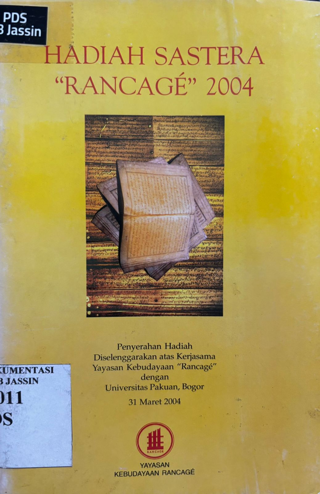 Hadiah Sastera "Rancage"2004