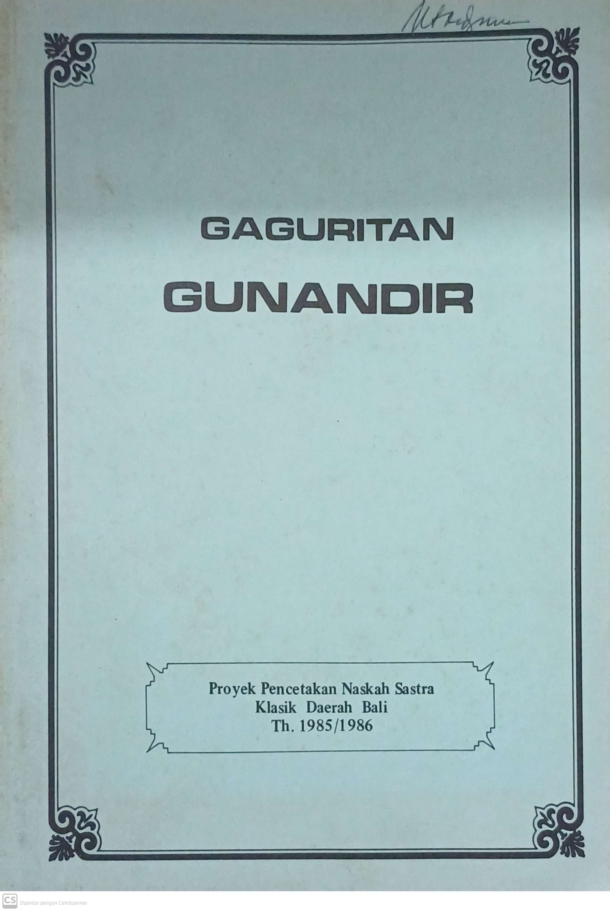 Gaguritan Gunandir