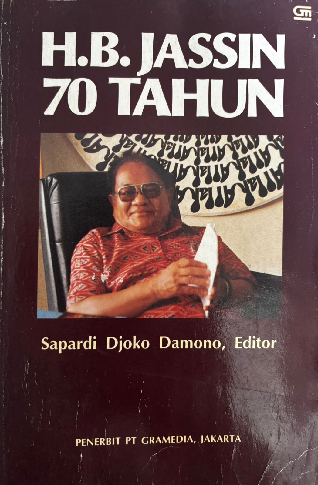 H.B.Jassin 70 Tahun / ; penyunting, Sapardi Djoko Damnono