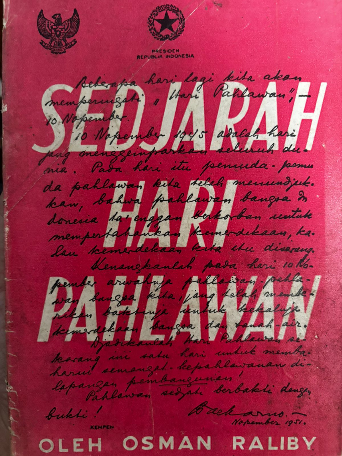 Sedjarah Hari Pahlawan