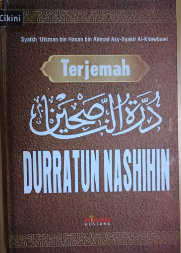 Terjemah Durratun Nashihin