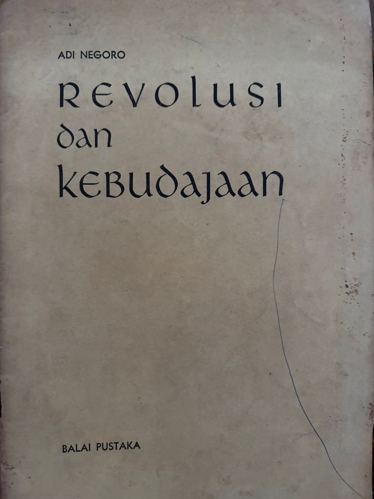 Revolusi dan Kebudajaan