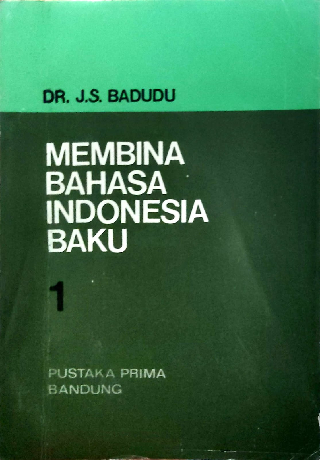 Membina Bahasa Indonesia Baku : Jilid 1