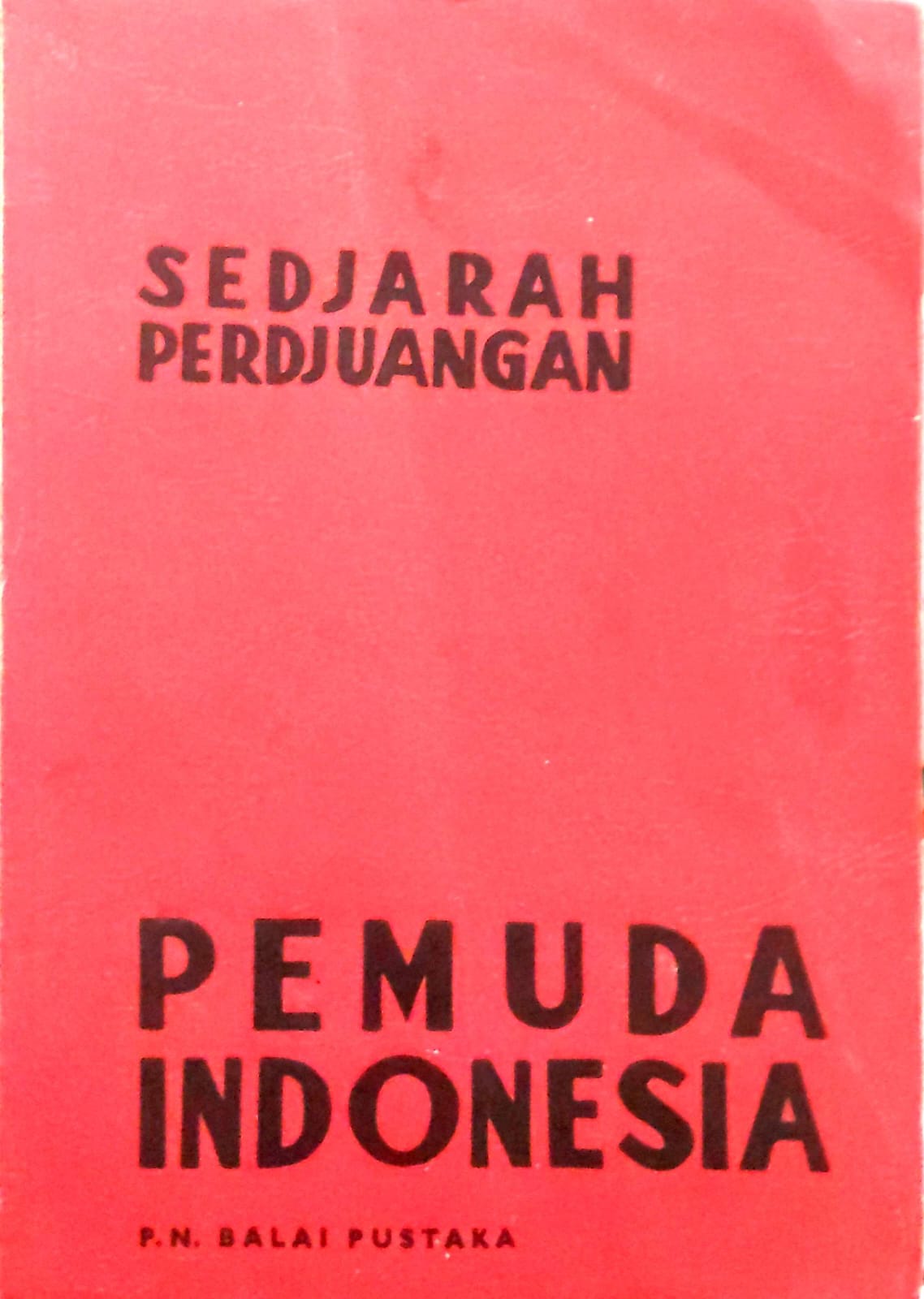 Sedjarah perdjuangan pemuda indonesia
