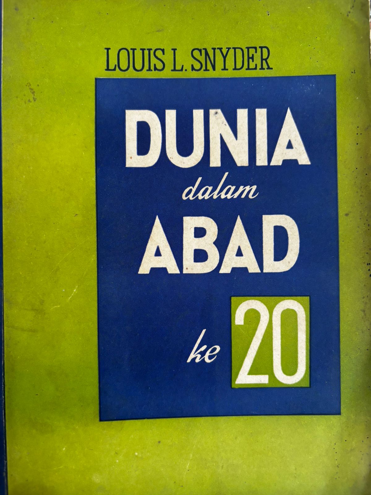 Dunia dalam abad ke 20