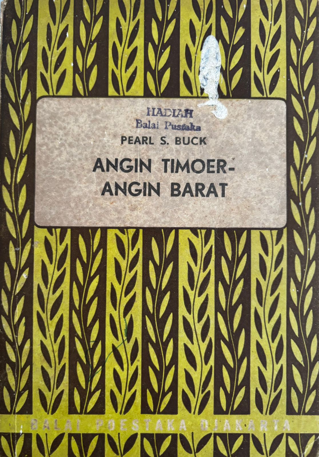 Angin Timoer - Angin Barat