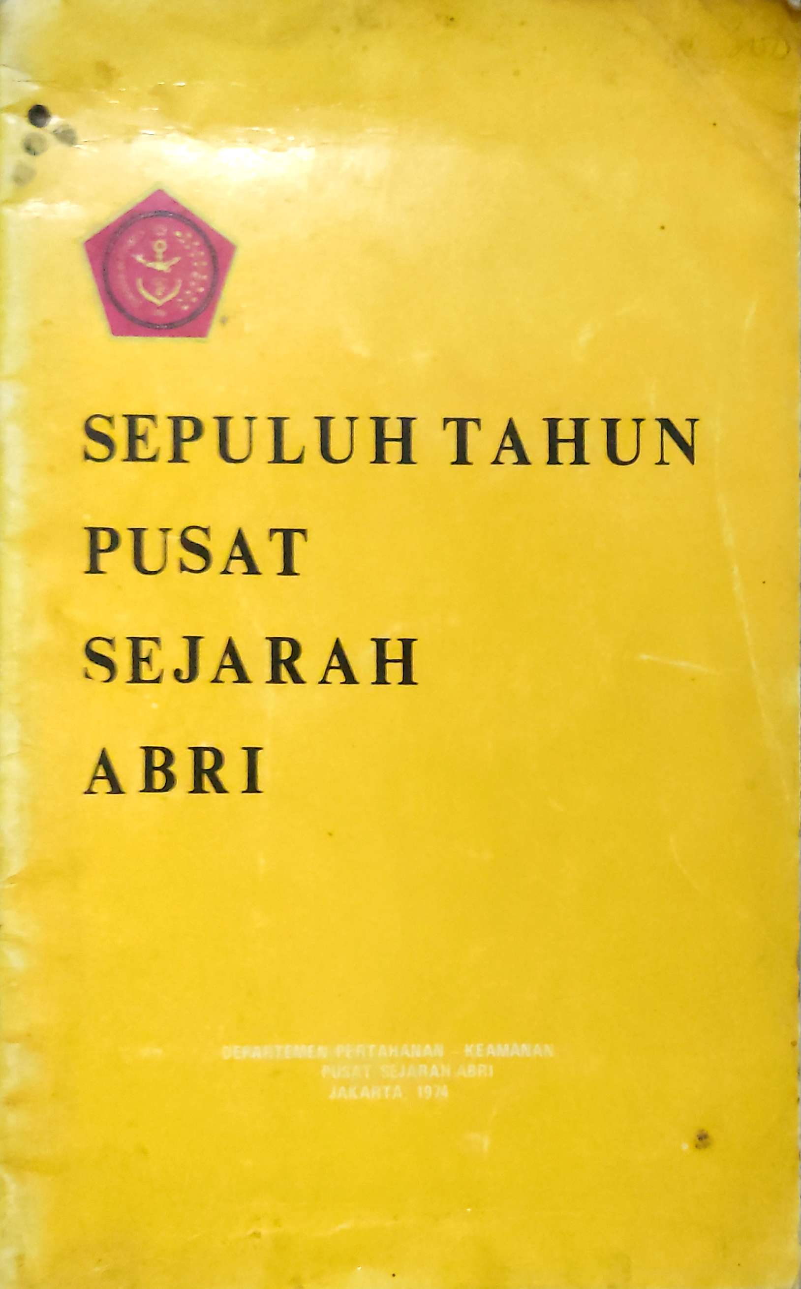 Sepuluh Tahun Pusat Sejarah Abri