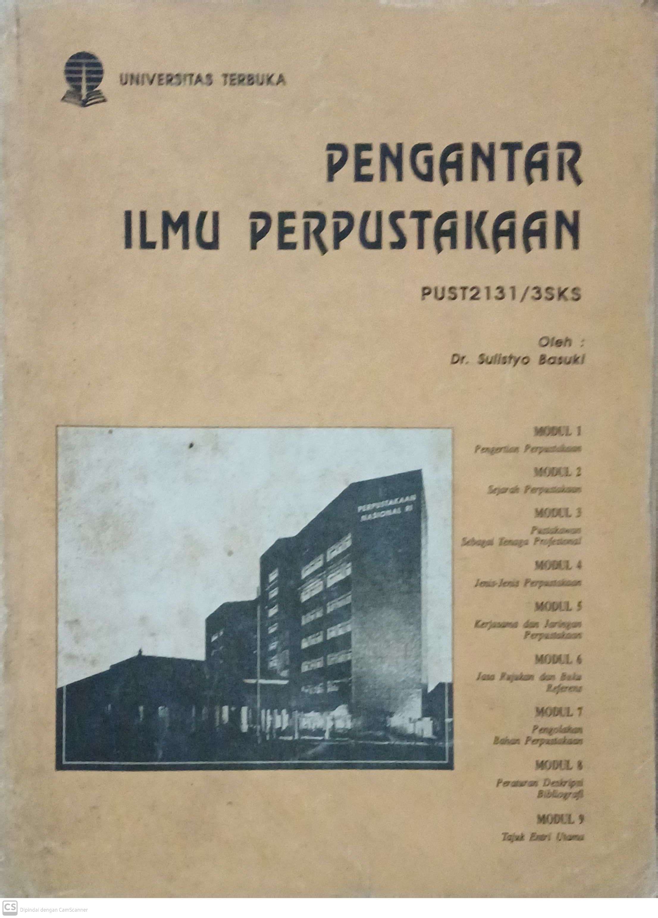 Pengantar Ilmu Perpustakaan