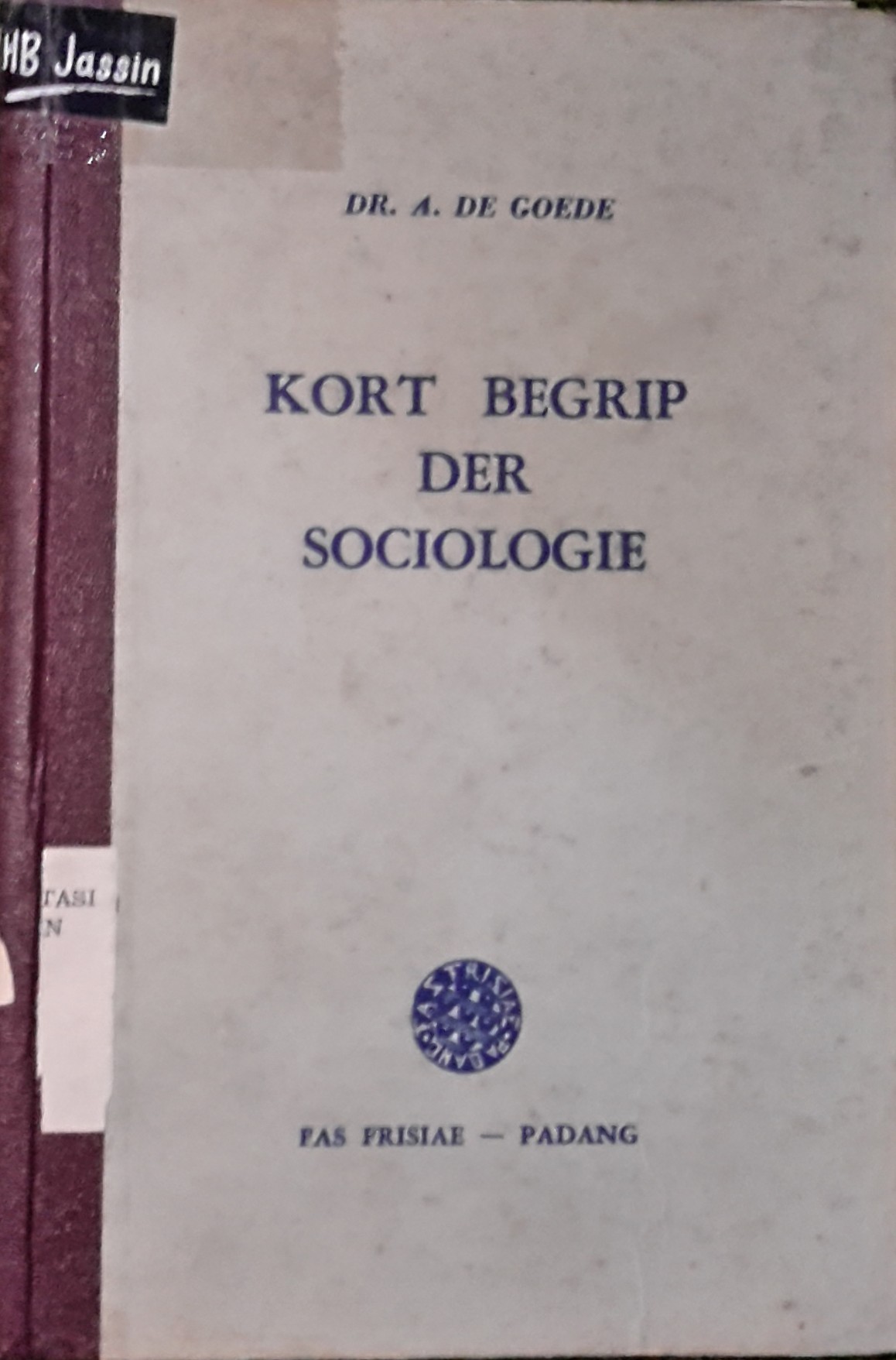 Kort Begrip Der Sociologie