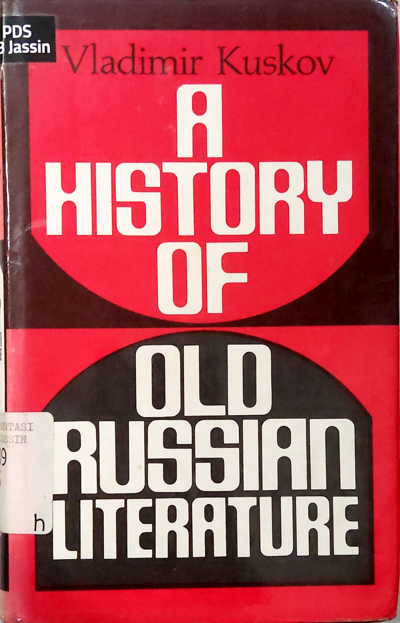A History Of Old Russian Literature