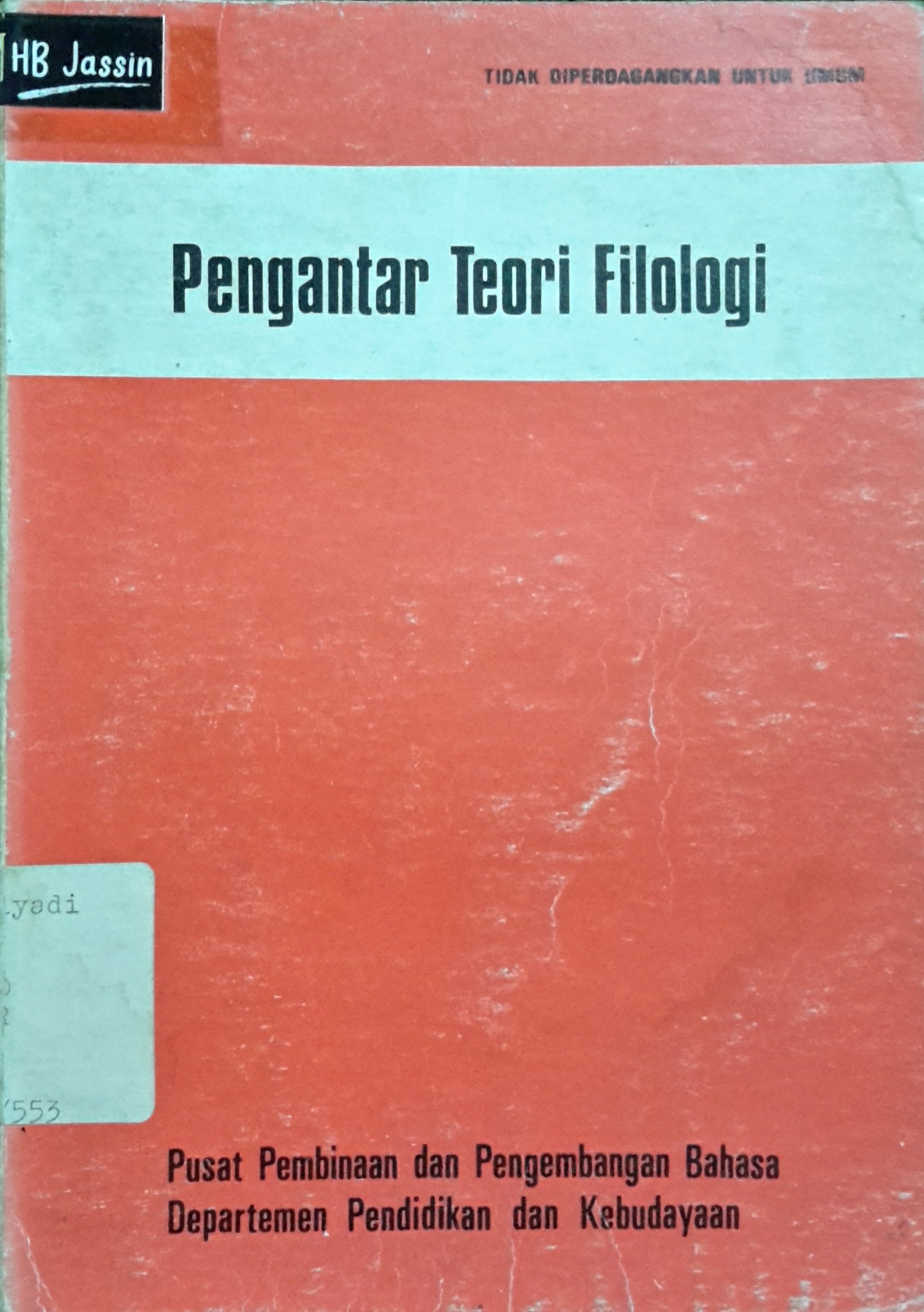 Pengantar teori filologi