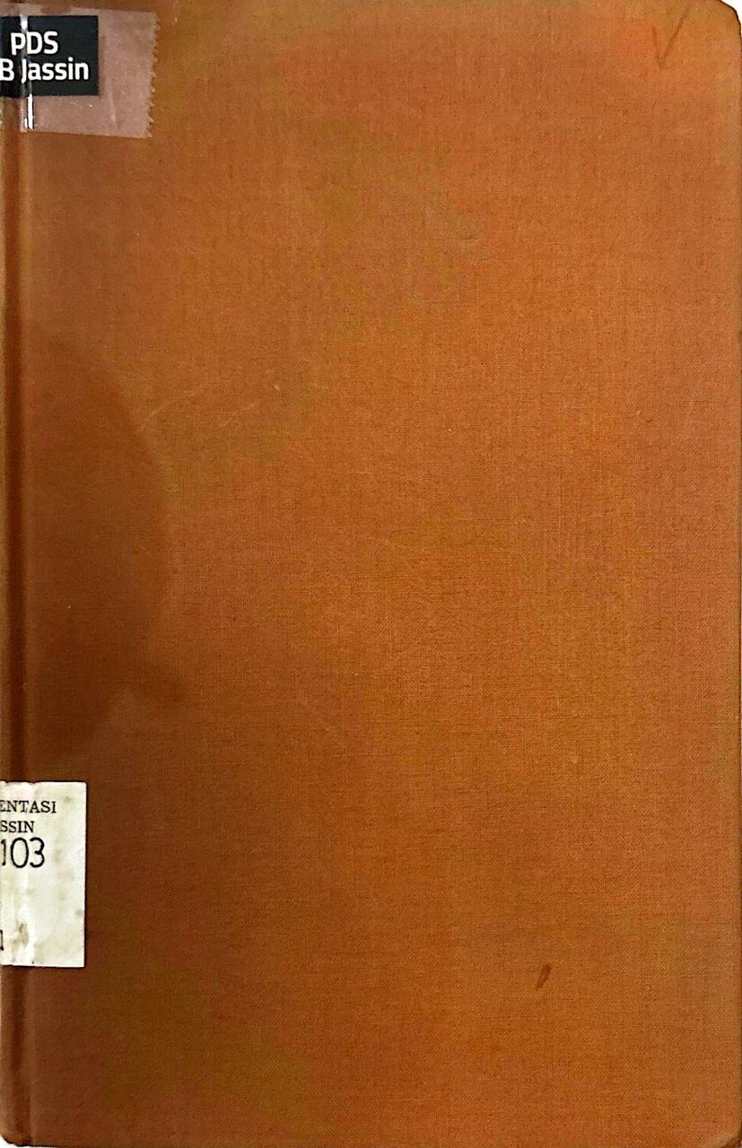 An Anthology Modern Indonesia Poetry