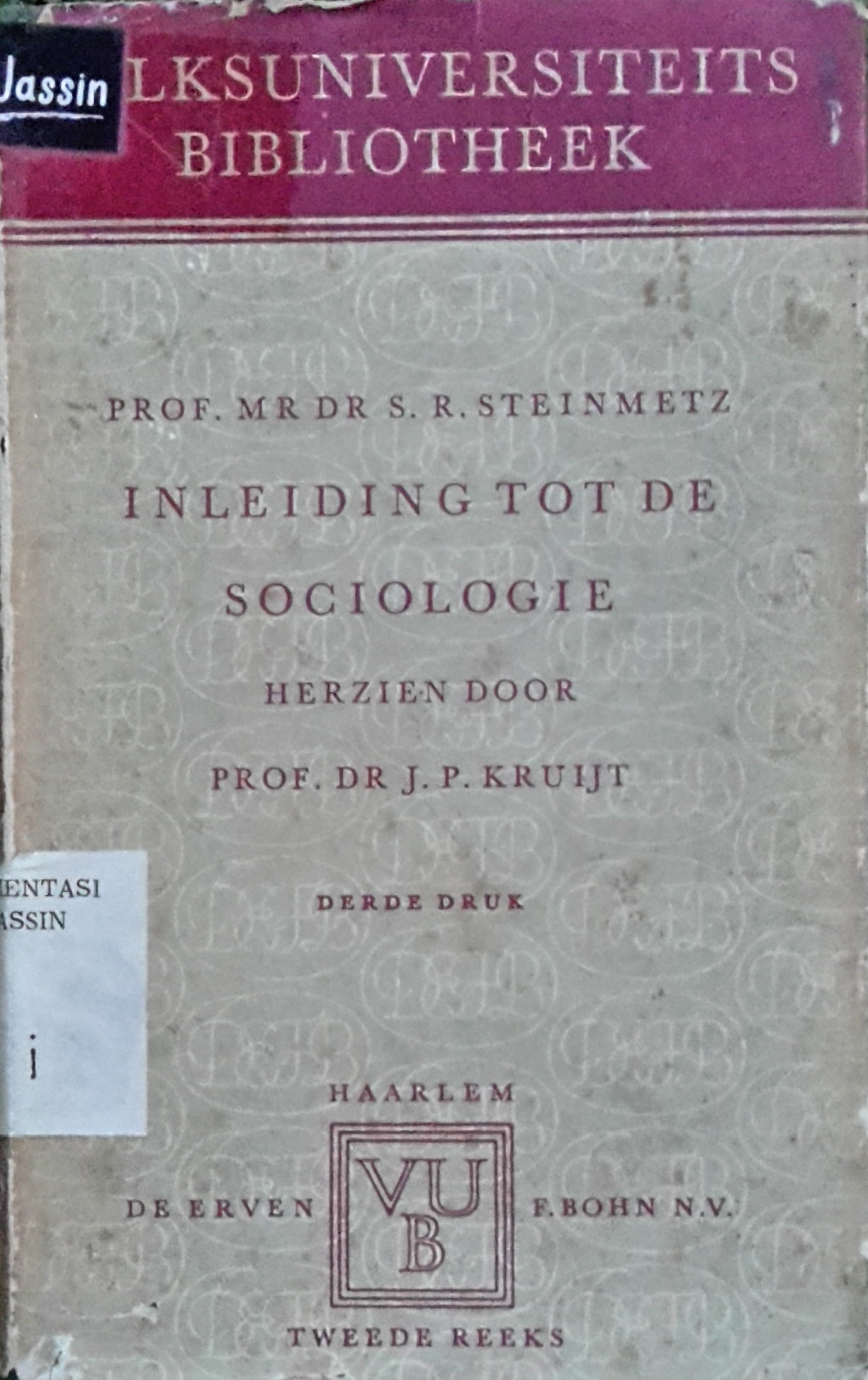 Inleiding Tot De Sociologie