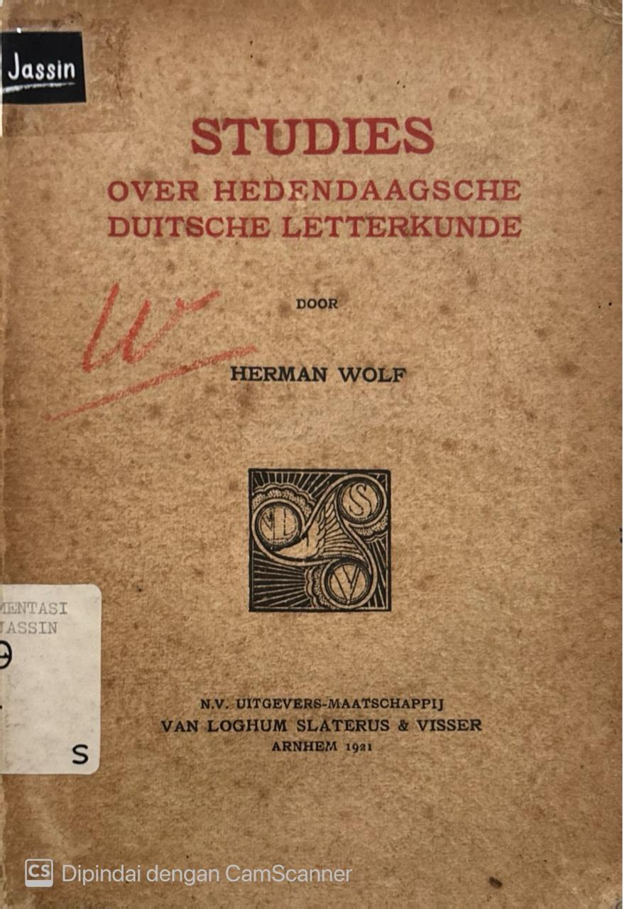 Studies : Over Hedendaagsche Duitsche Letterkunde