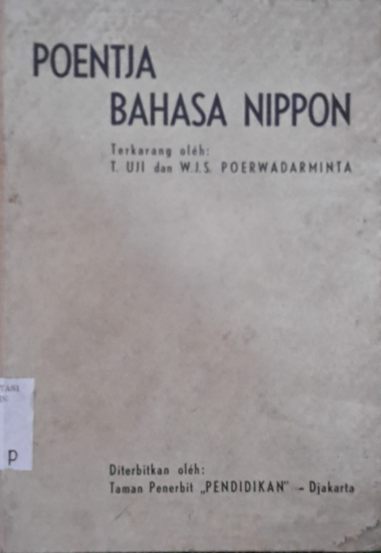 Poentja bahasa Nippon