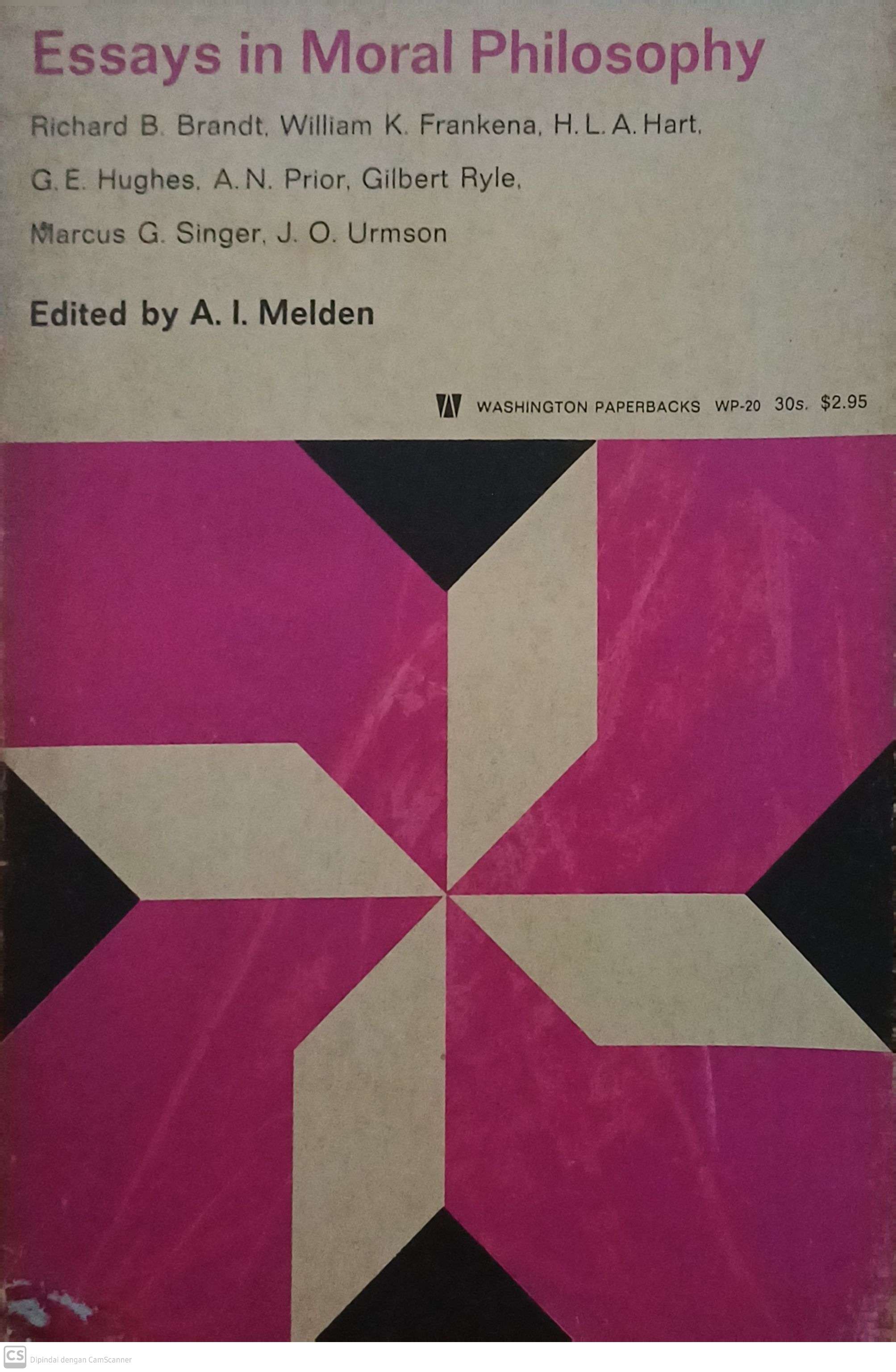 Essays in Moral Philosophy