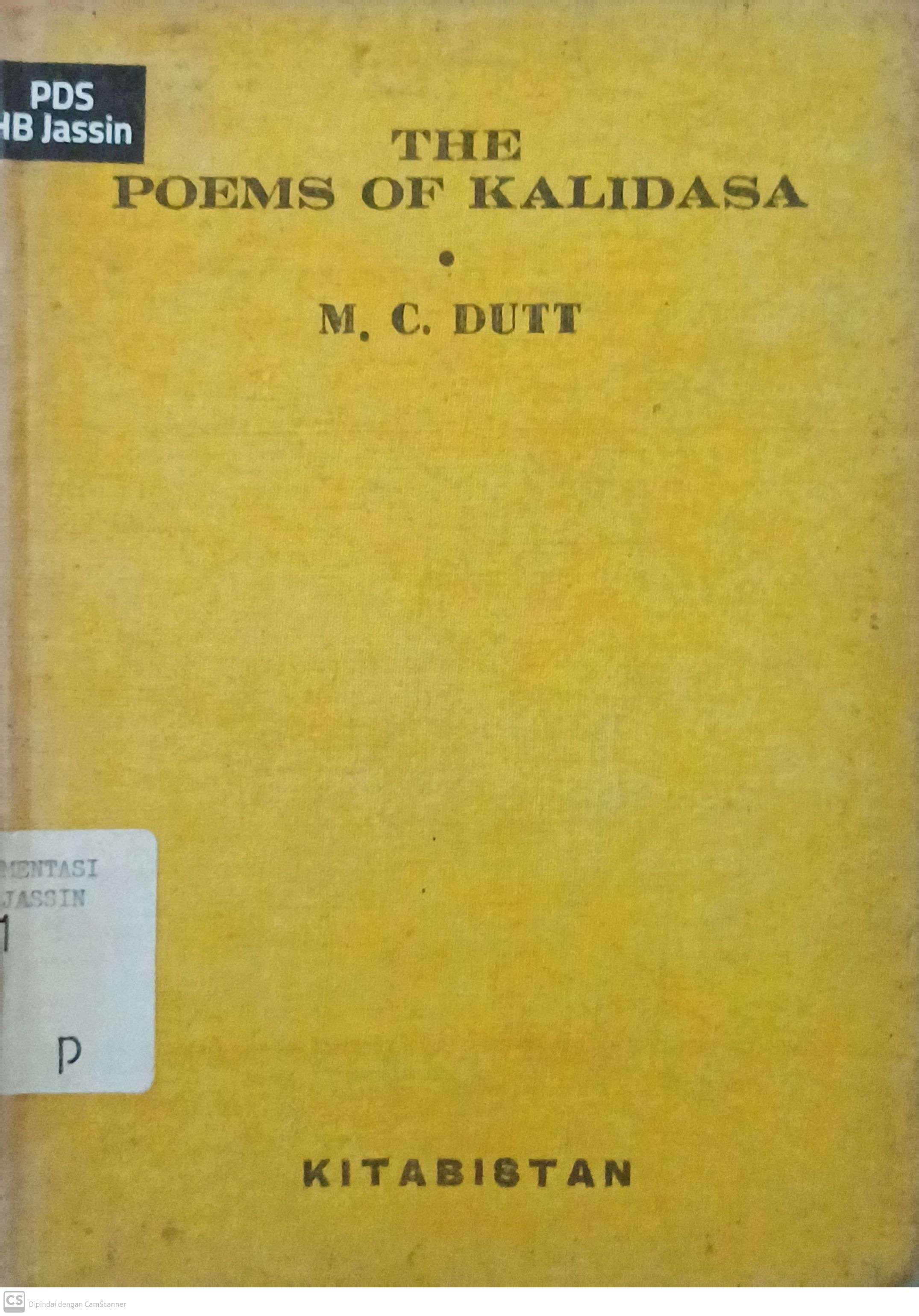 The Poems of Kalidasa