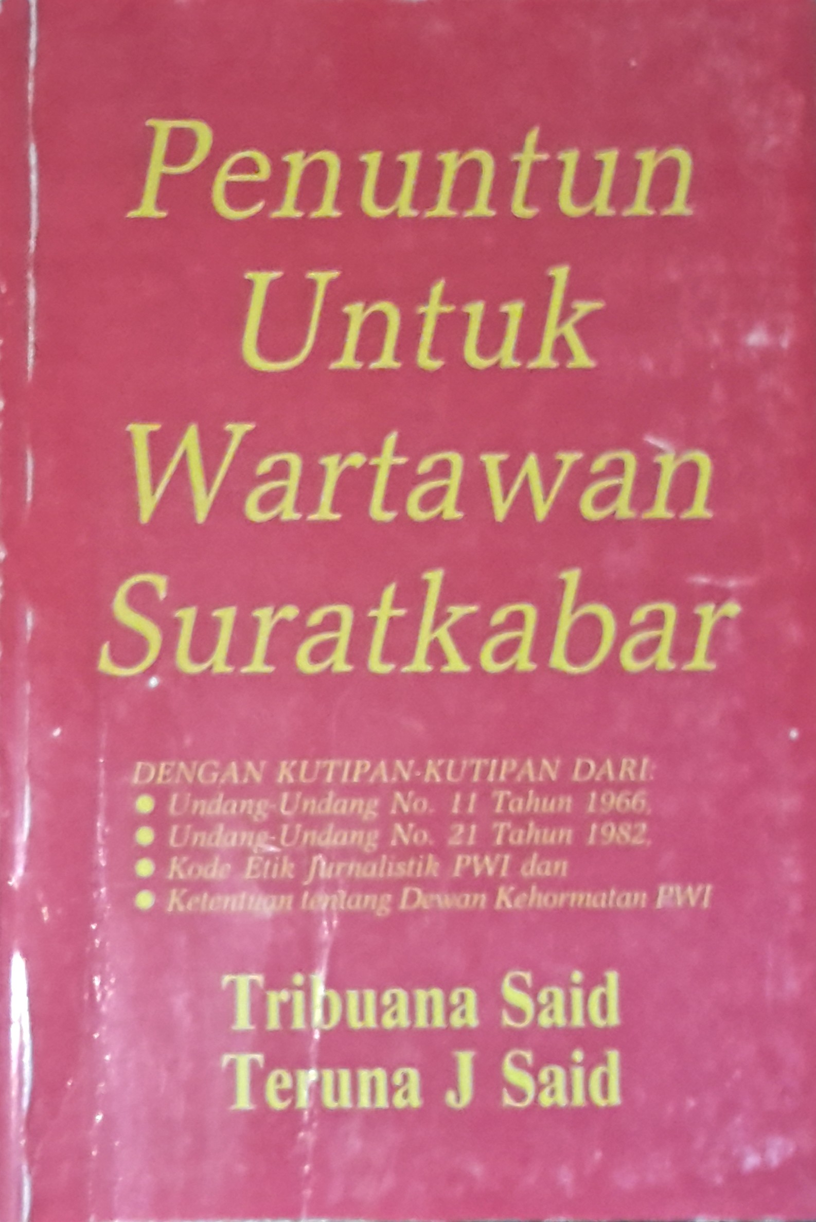 Penuntun untuk wartawan suratkabar