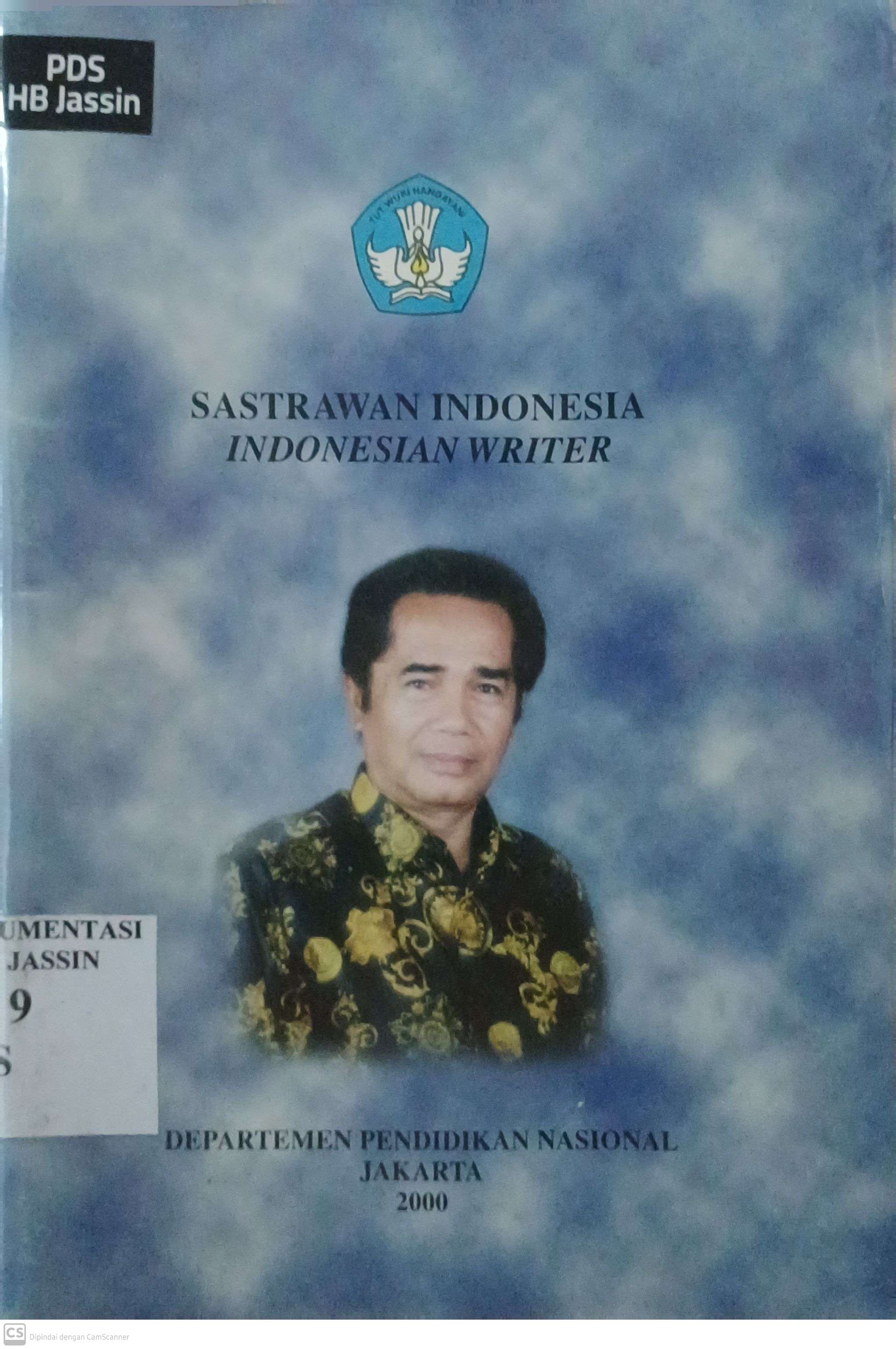 Sastrawan Indonesia Indonesia writer : Wisran Hadi Penerima Hadiah Sastra Asia Tenggara Awardee Of The S.E.A. Write Awards 2000