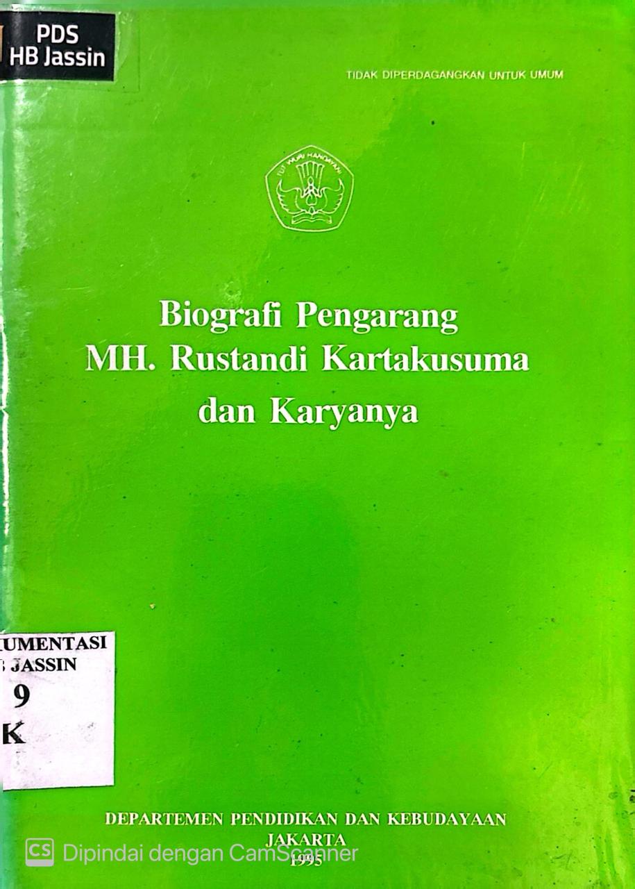 Biografi Pengarang MH. Rustandi Kartakusuma dan Karyanya